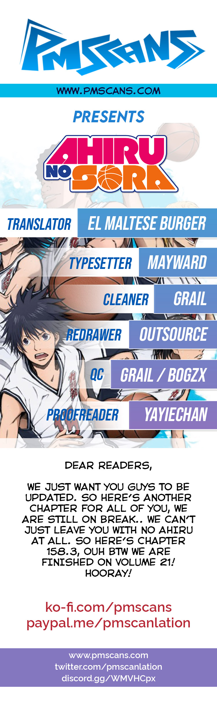 Read Ahiru no Sora EN Manga Online