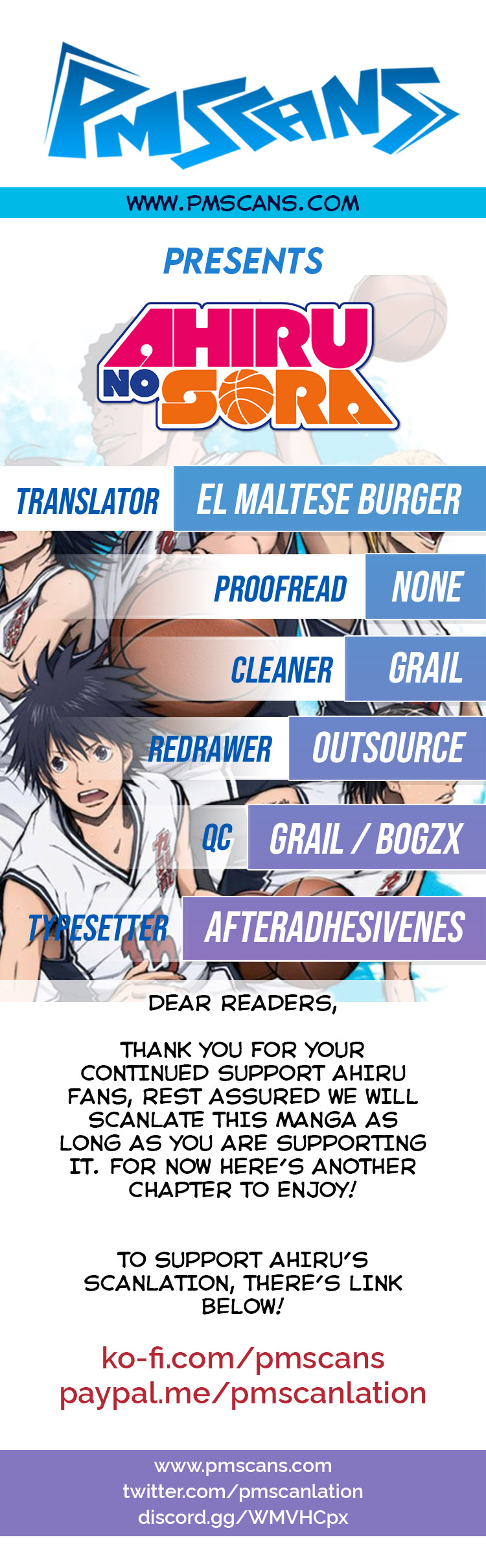 Read Ahiru no Sora EN Manga Online