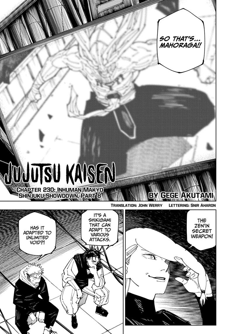 Read Jujutsu Kaisen EN Manga Online