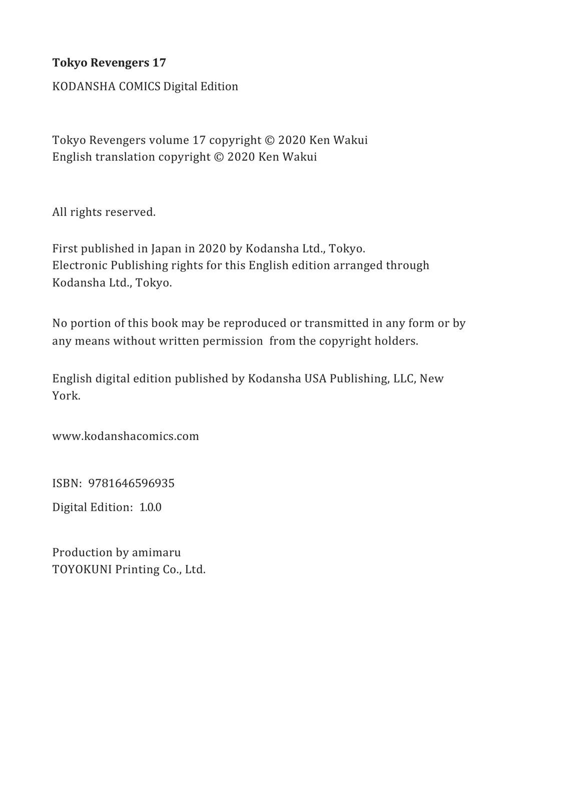 Read Tokyo Revengers EN Manga Online