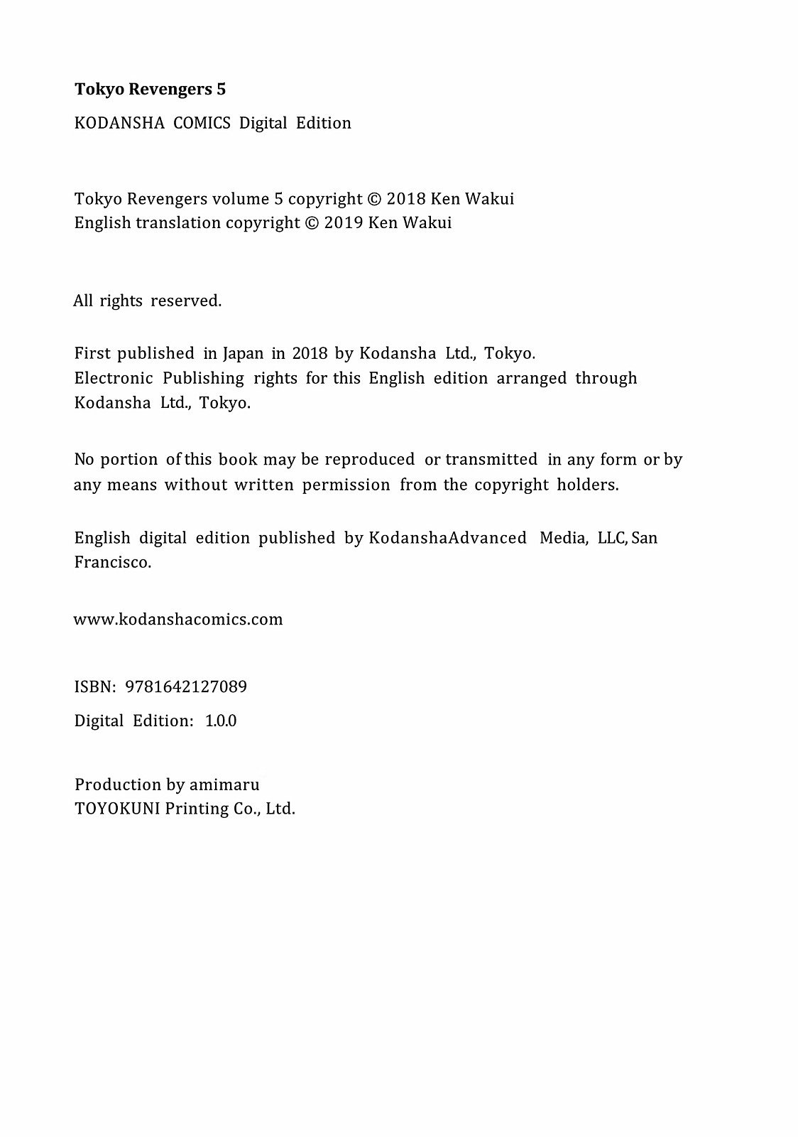 Read Tokyo Revengers EN Manga Online