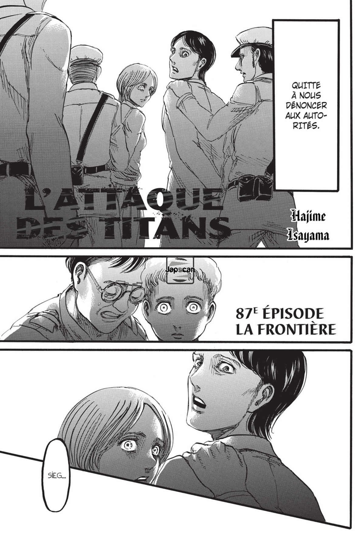 Read Shingeki no Kyojin FR Manga Online