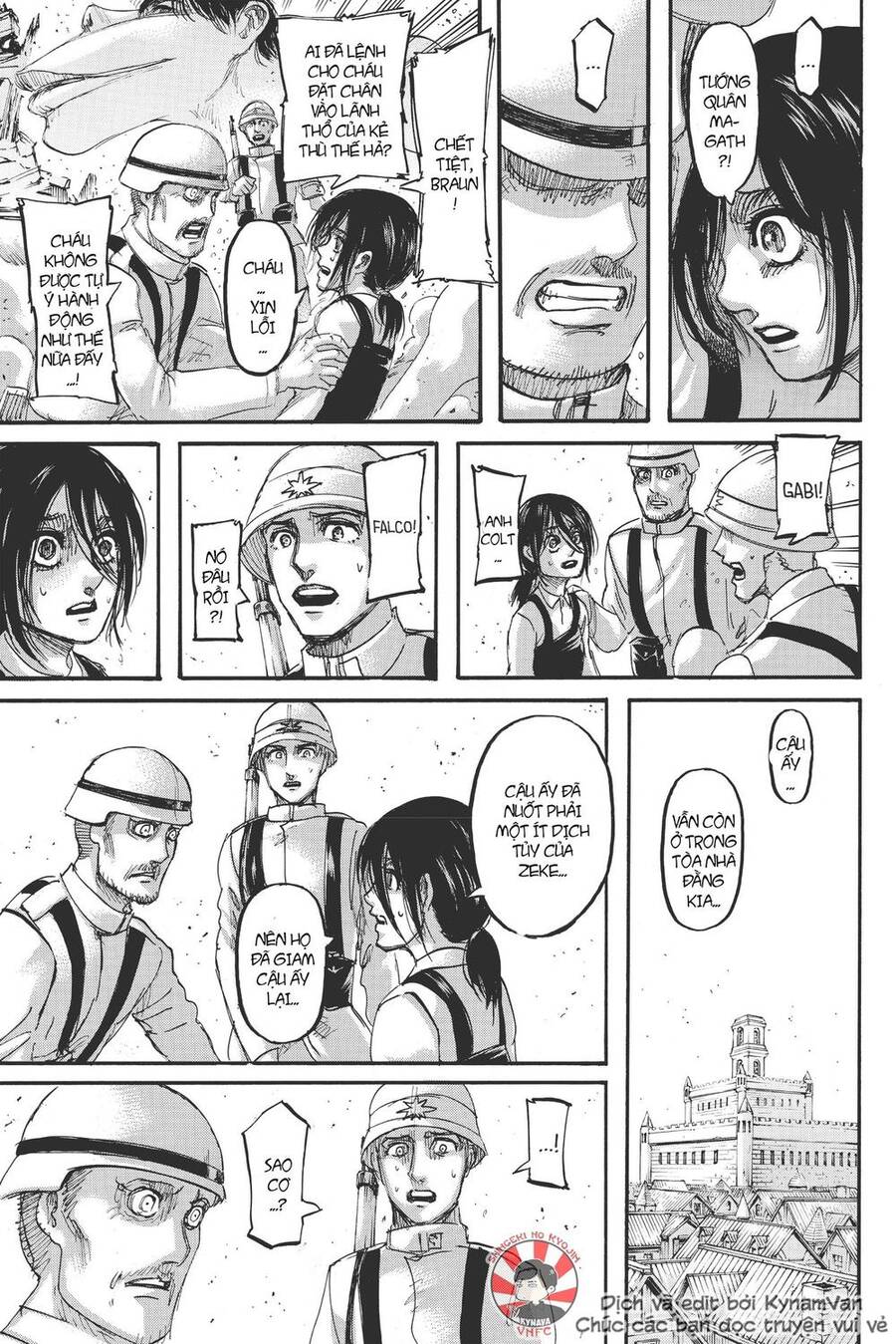 Read Đại Chiến Người Khổng Lồ VI Manga Online