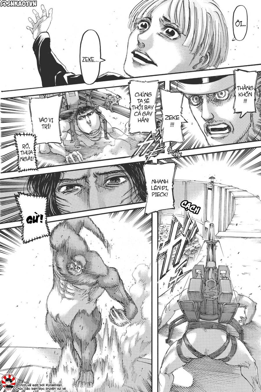 Read Đại Chiến Người Khổng Lồ VI Manga Online