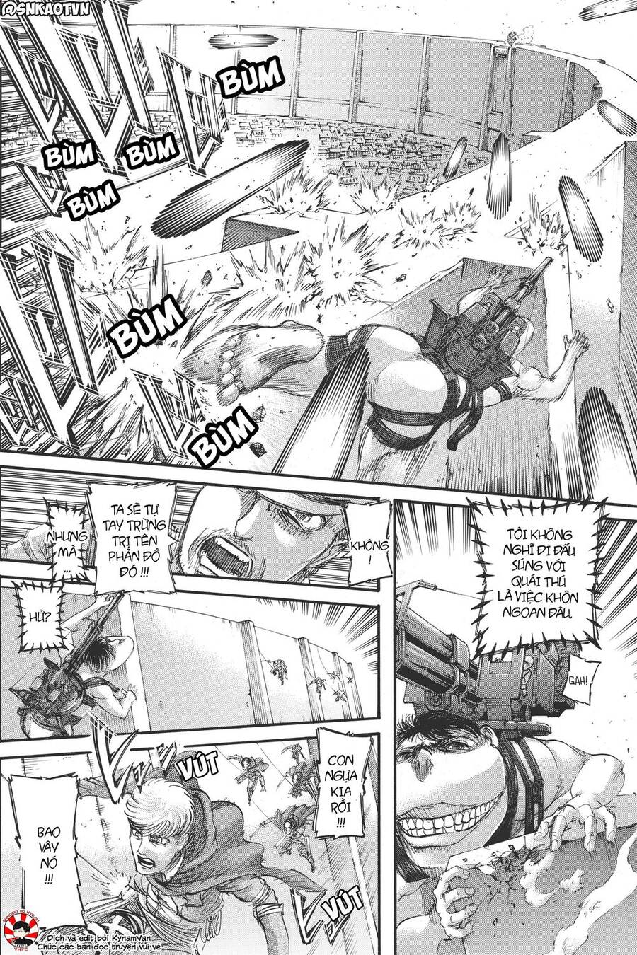 Read Đại Chiến Người Khổng Lồ VI Manga Online