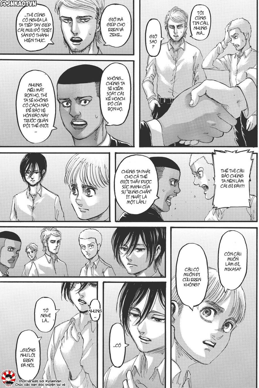 Read Đại Chiến Người Khổng Lồ VI Manga Online