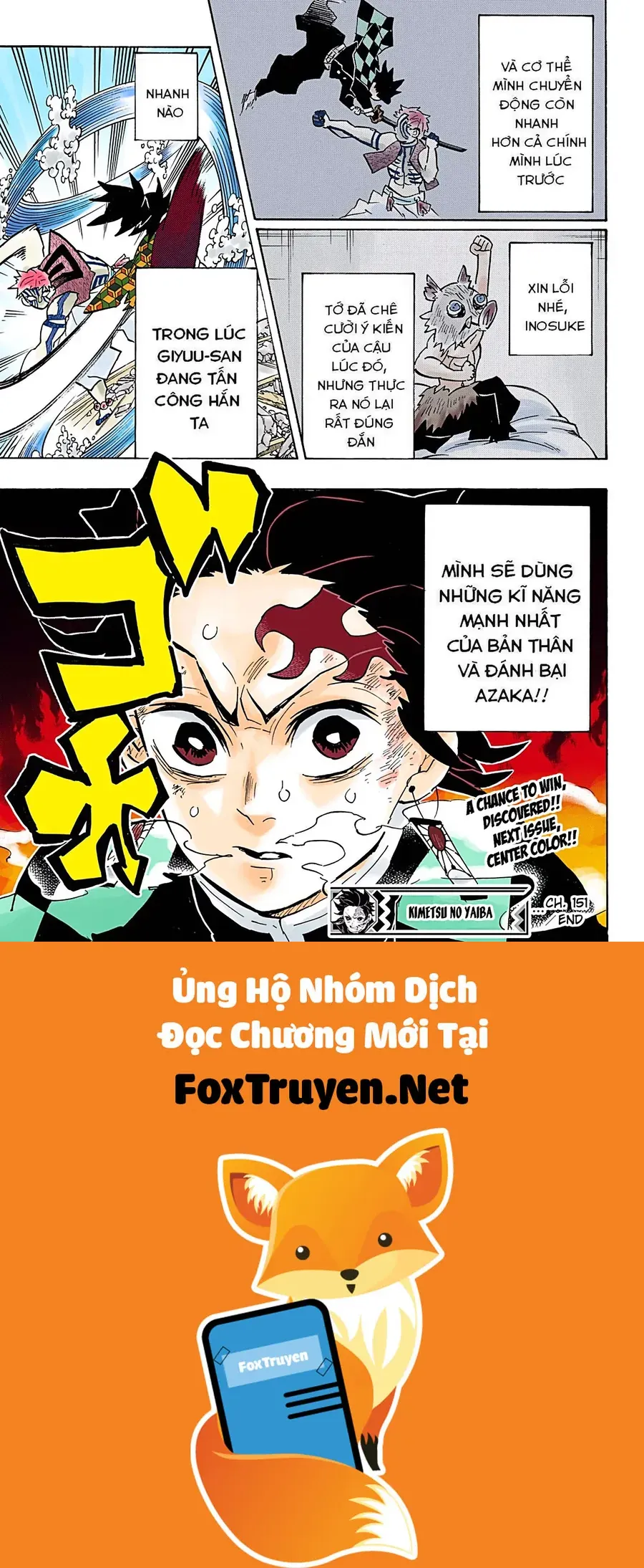 Read Thanh Gươm Diệt Quỷ Truyện Màu VI Manga Online