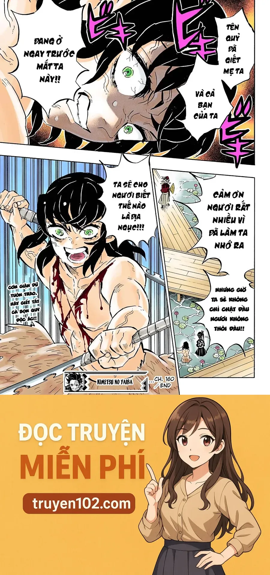 Read Thanh Gươm Diệt Quỷ Truyện Màu VI Manga Online